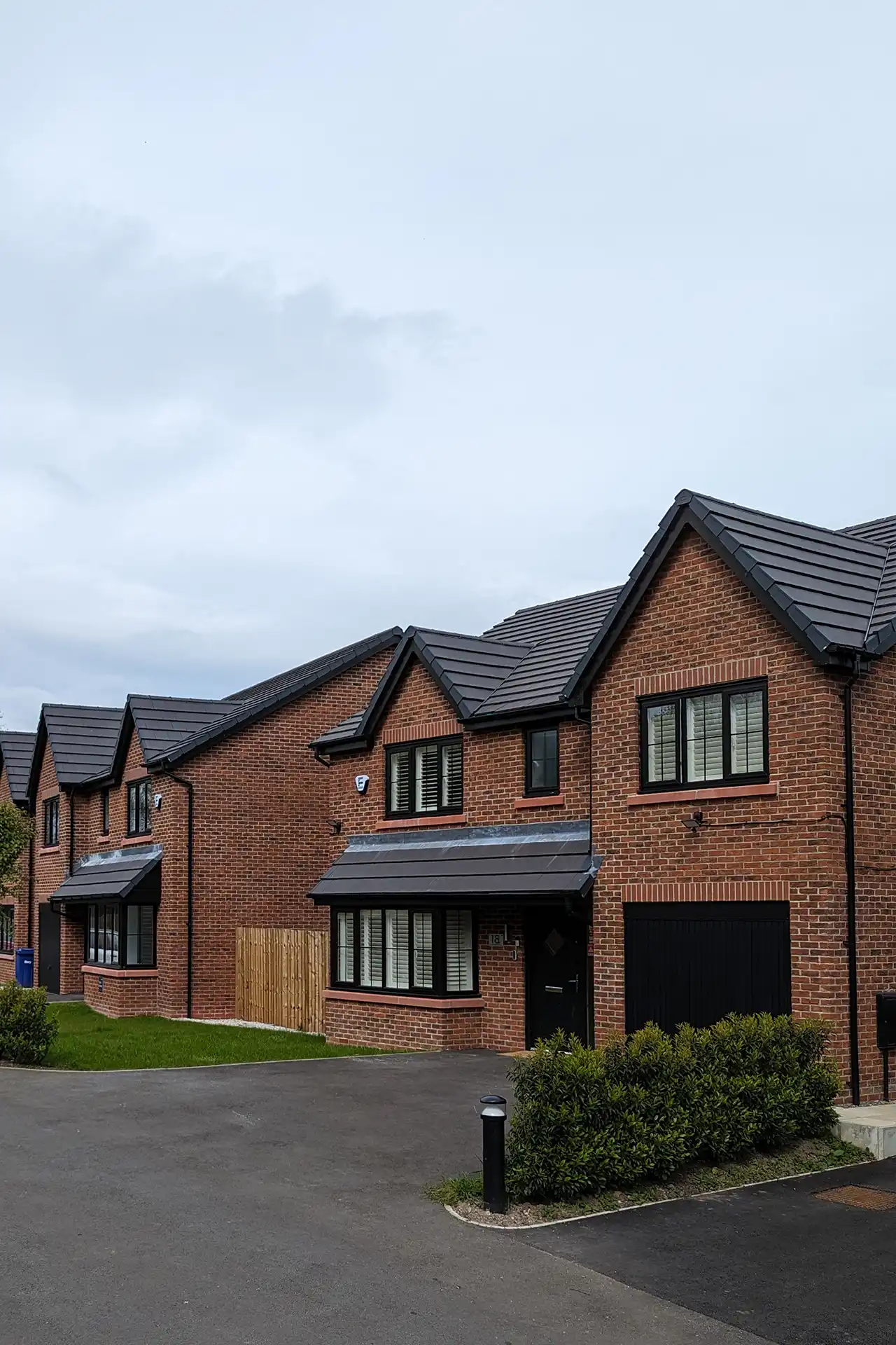 Bellway estate with Barcombe Blend bricks