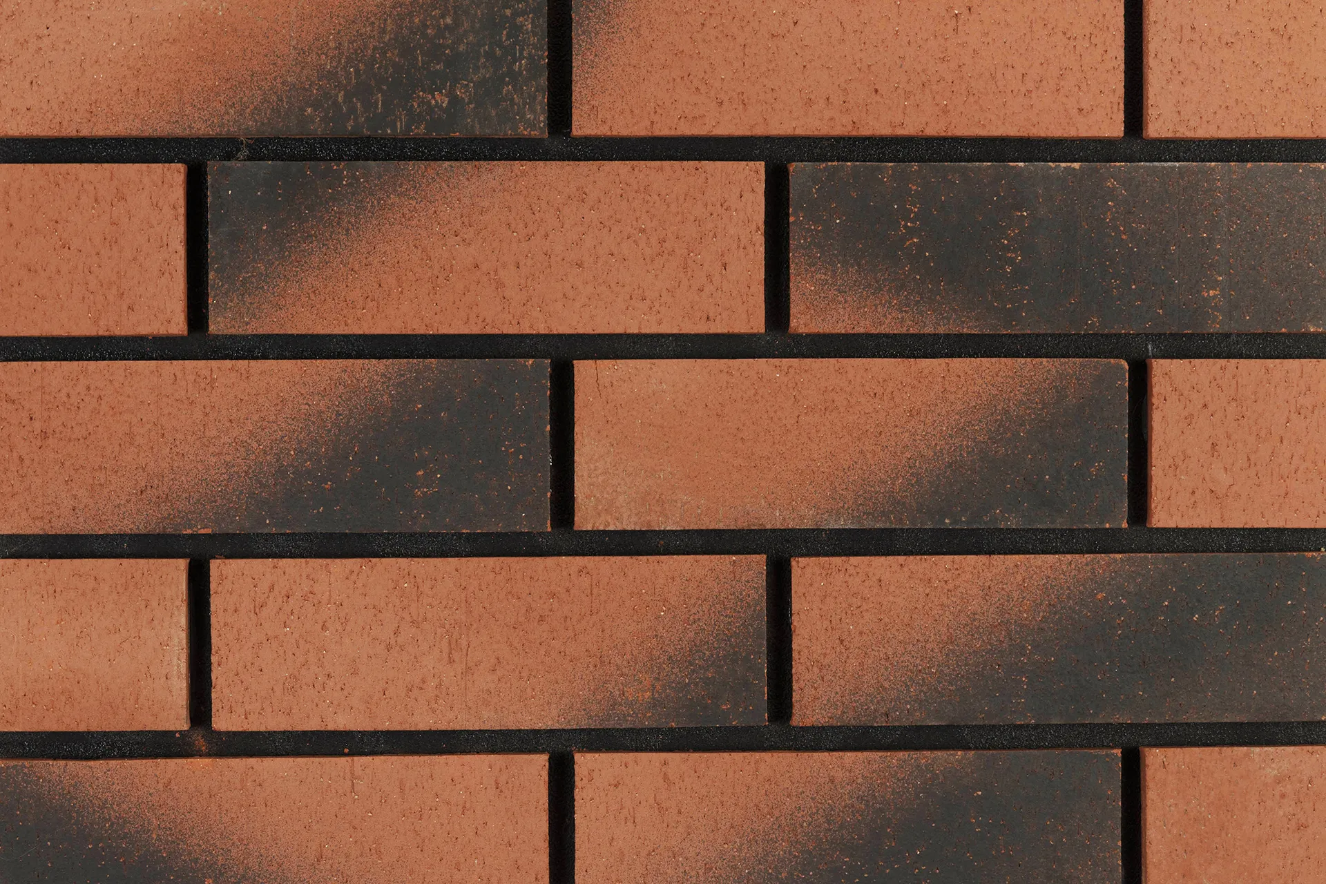 Heywood Red Multi black mortar brick