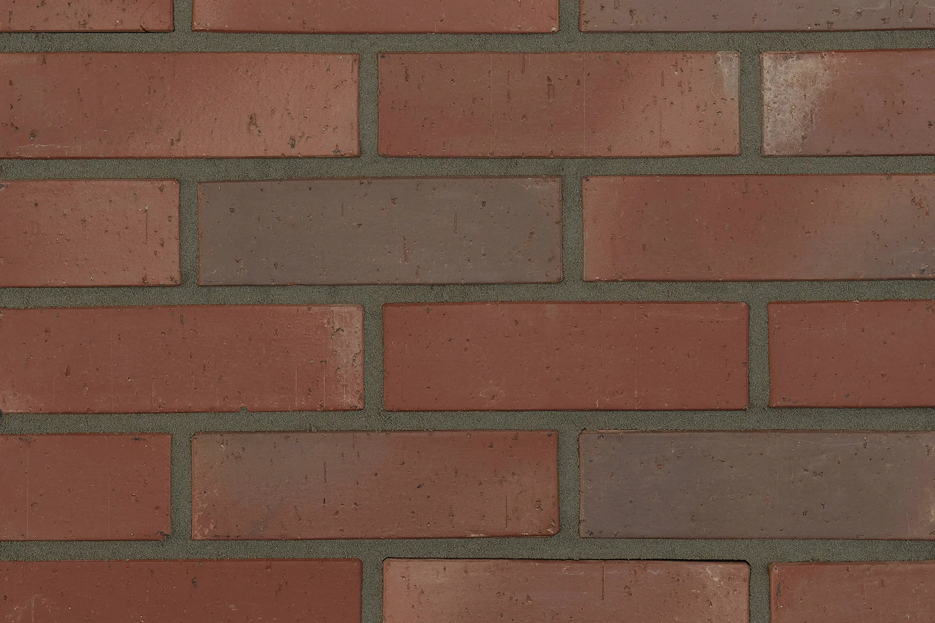 Lowton Red Multi grey mortar brick