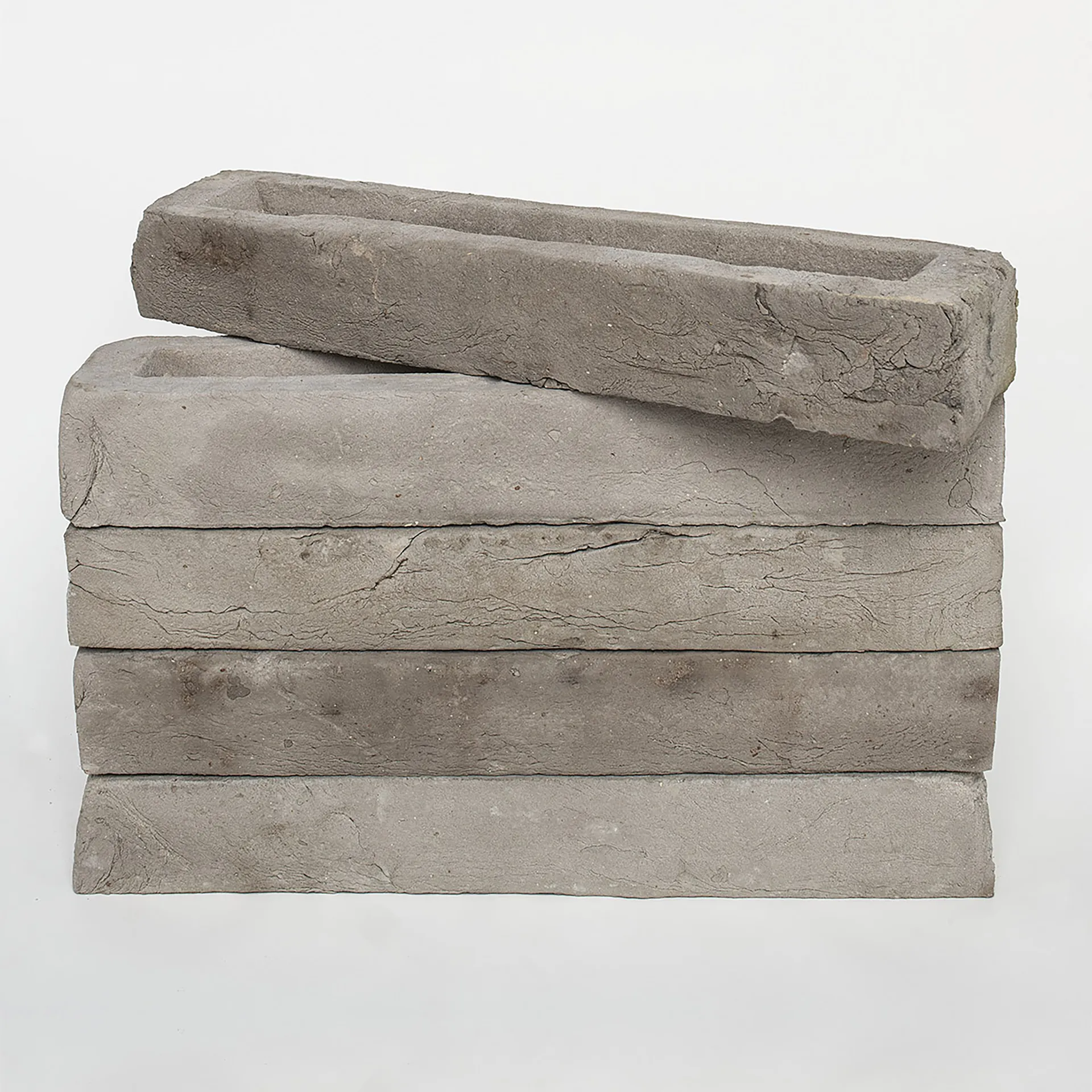 Luna Grey Linear brick stack