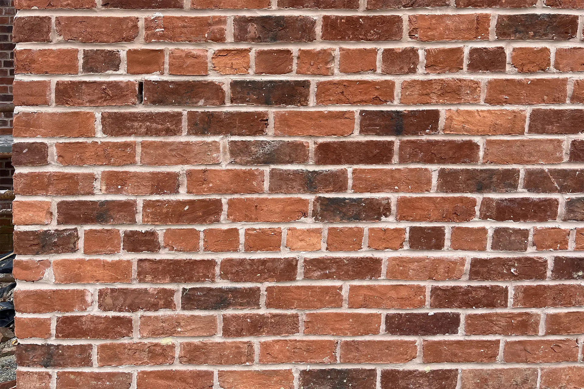New House Farm brick wall
