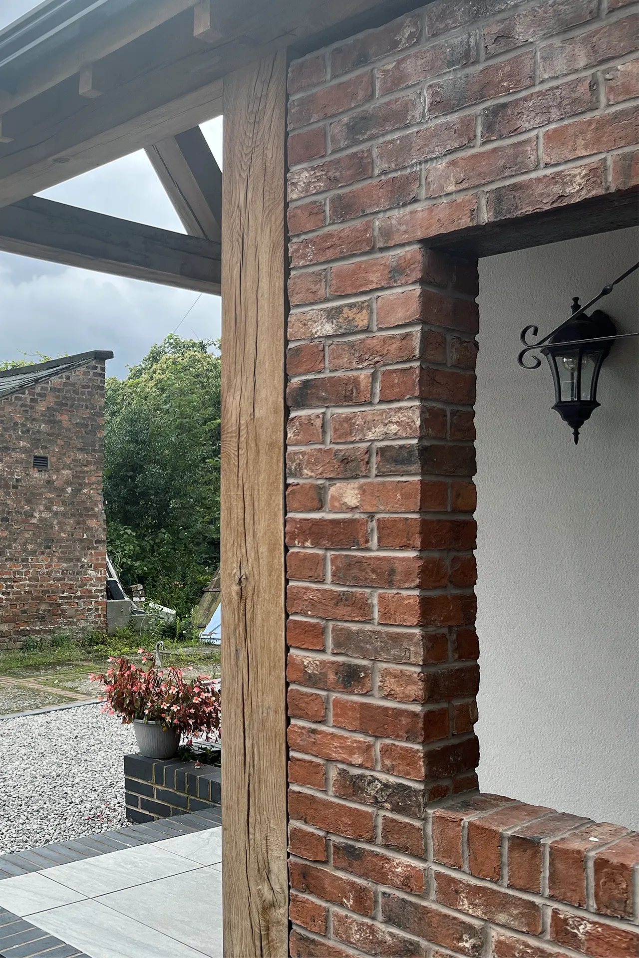 Old School Lane case study, brickwork