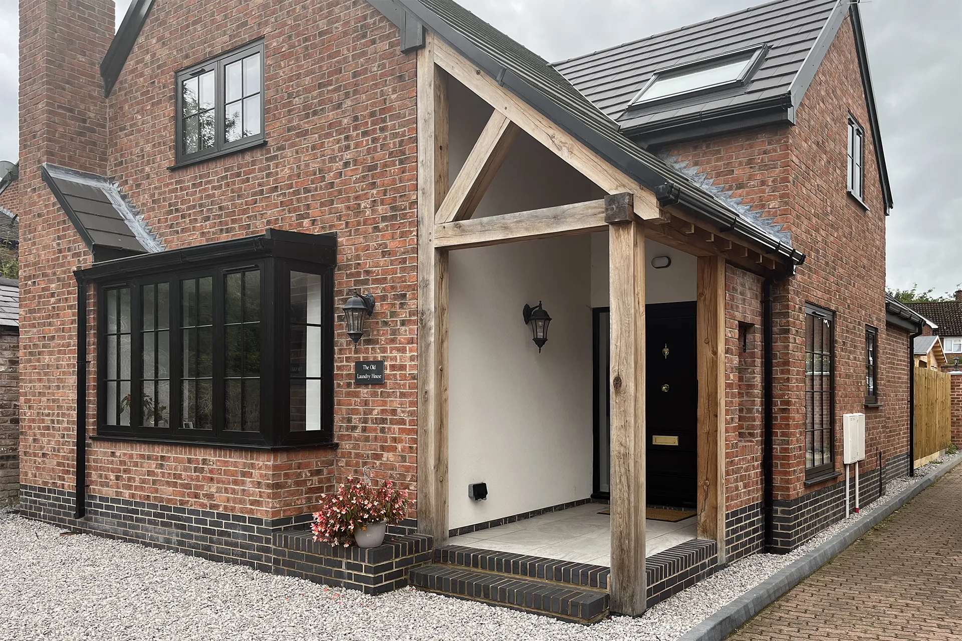 Old School Lane case study, porch