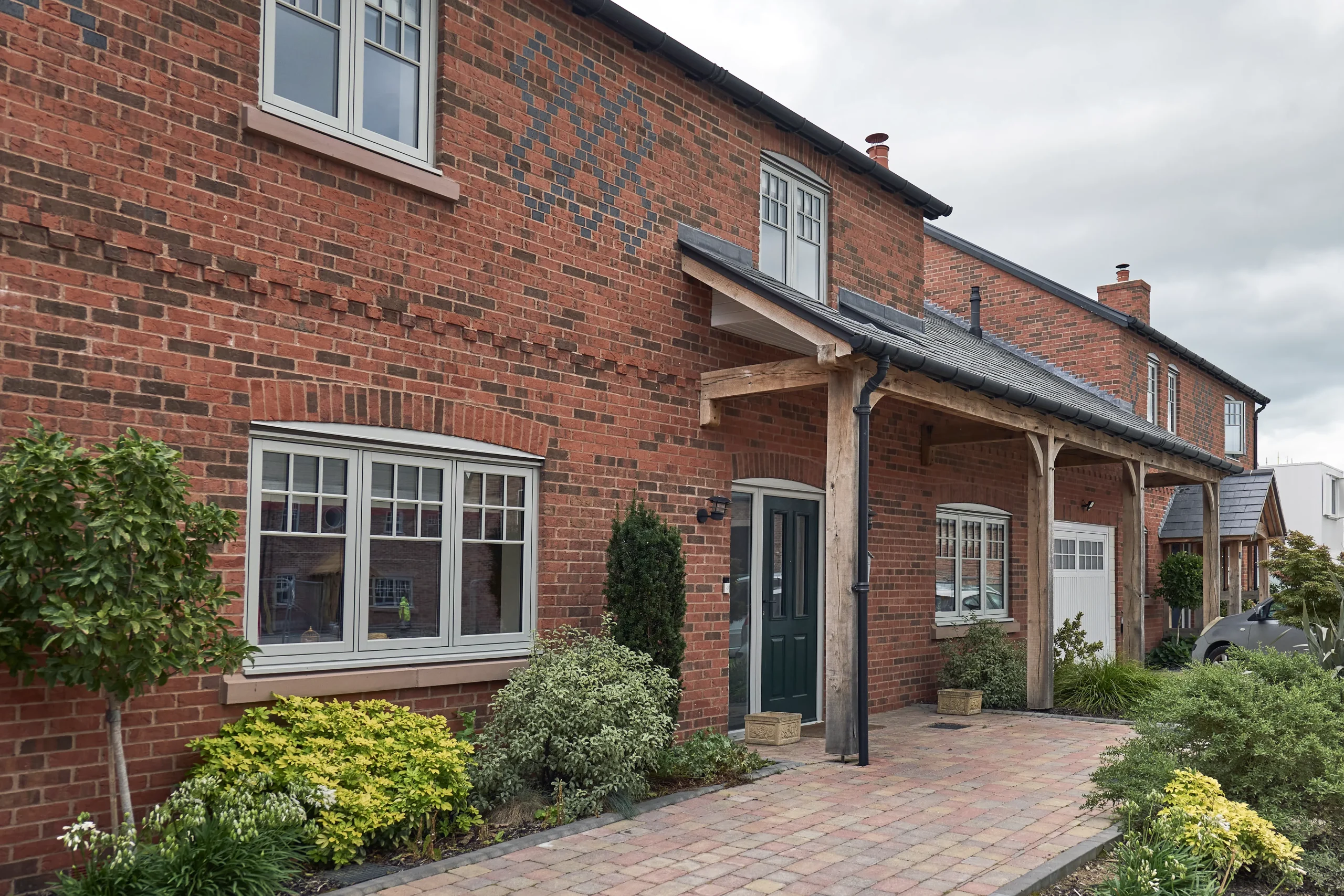 Oldfields Farm case study, porch