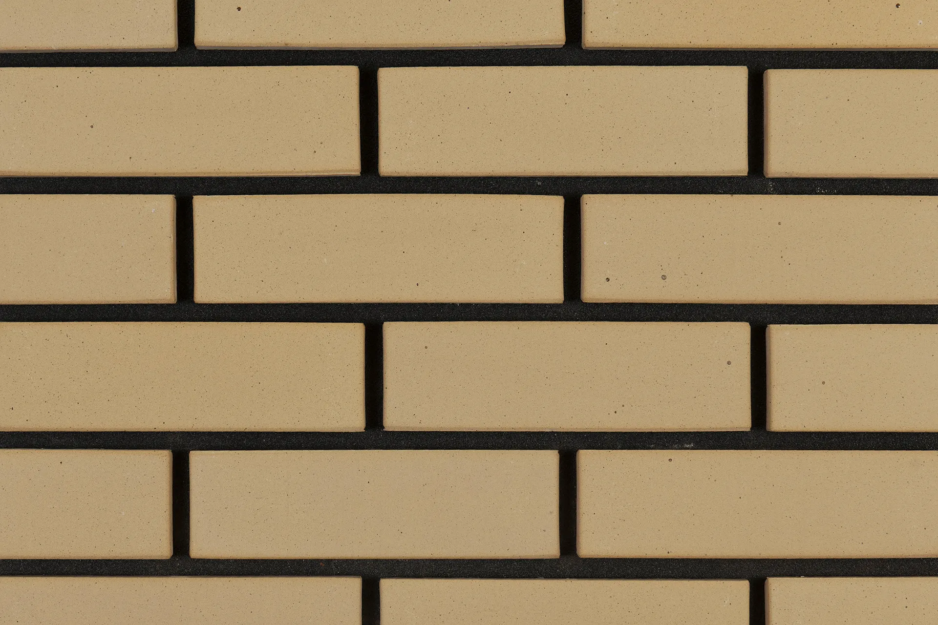 Smooth Buff black mortar brick