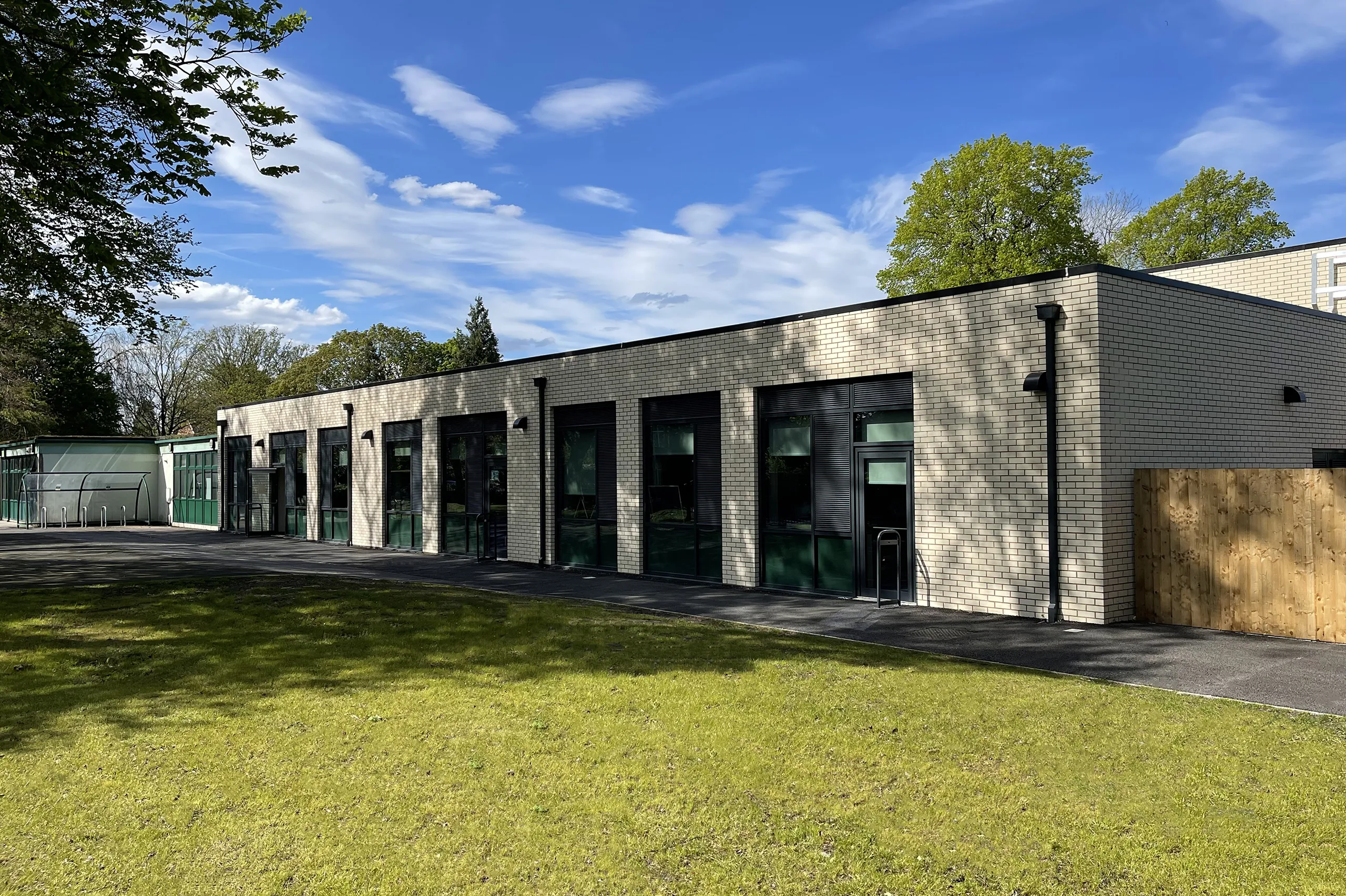 Moorlands Junior School brick construction